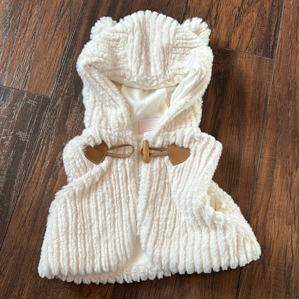 6-9m Teddy Vest